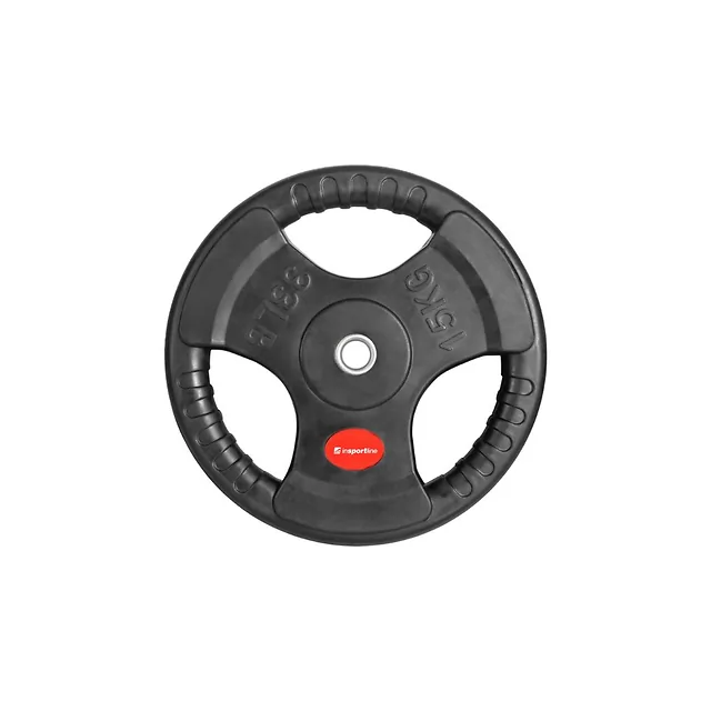 Gummierte Olympische Scheibe inSPORTline Graton OL 15 kg 50 mm