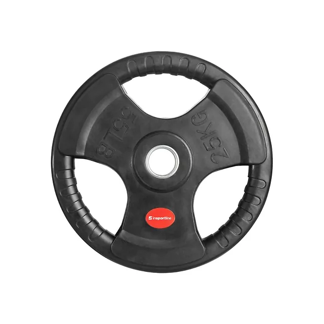 Gummierte Olympische Scheibe inSPORTline Graton OL 25 kg 50 mm
