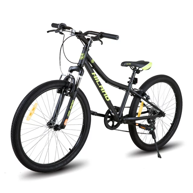 Hiland Climber 24" Junior-Mountainbike • 140–160 cm - schwarz