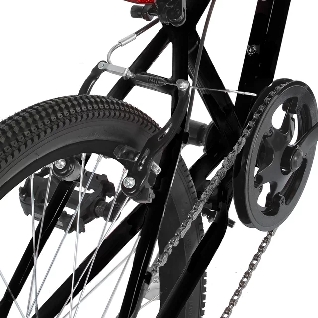 Hiland Climber 24" Junior-Mountainbike • 140–160 cm - schwarz