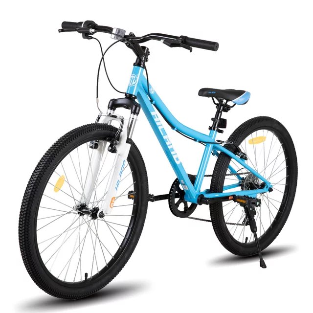 Hiland Climber 24" Junior-Mountainbike • 140–160 cm - schwarz