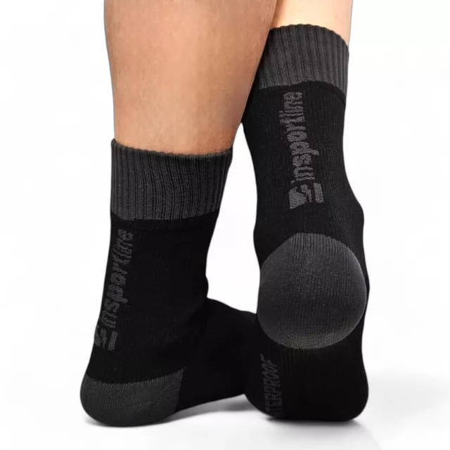 Wasserdichte Socken aus Bambus inSPORTline Pantana AG+ antibakteriell - grün