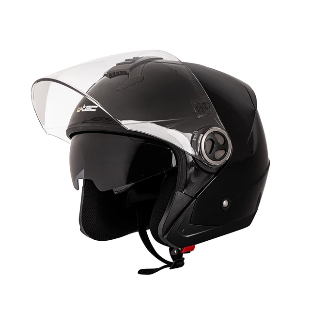 W-TEC YM-623 Motorradhelm - Matt Black-Bronze - Pure Black Gloss