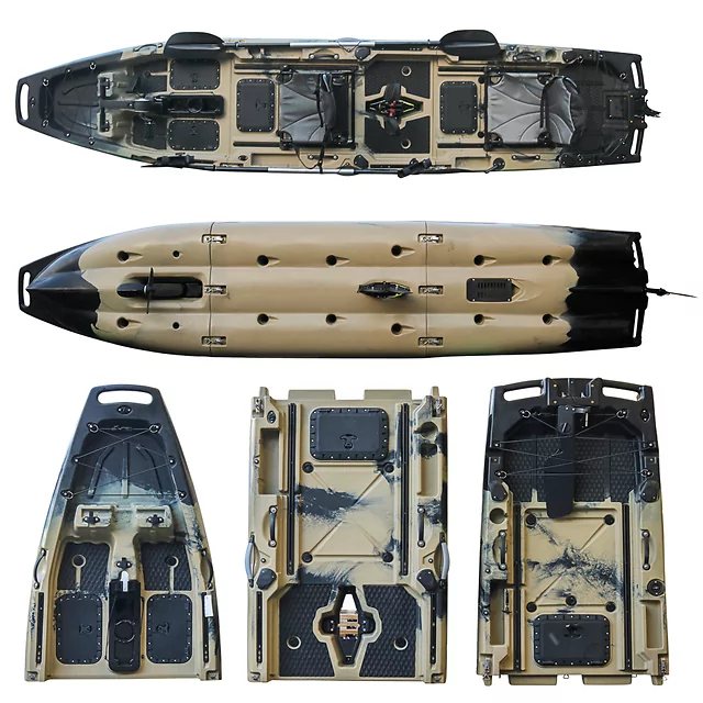 Pedal-Faltkajak 2-in-1 inSPORTline Rhoner Duo