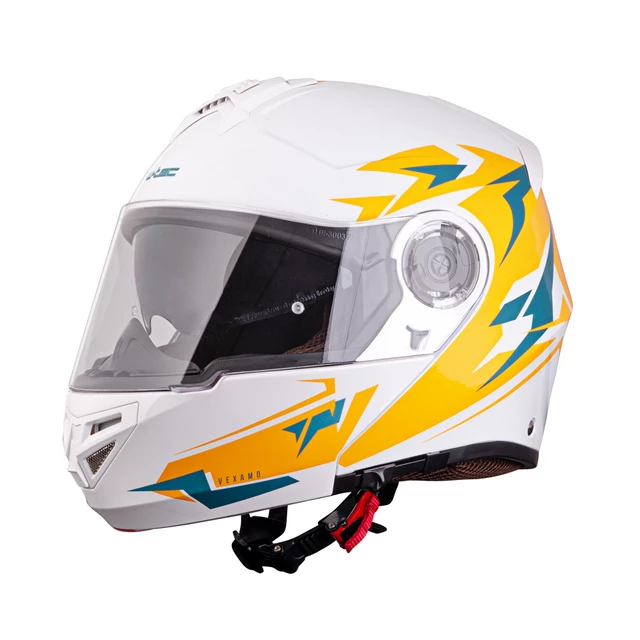 W-TEC Vexamo PI Graphic Klapphelm mit Pinlock® - White Graphic