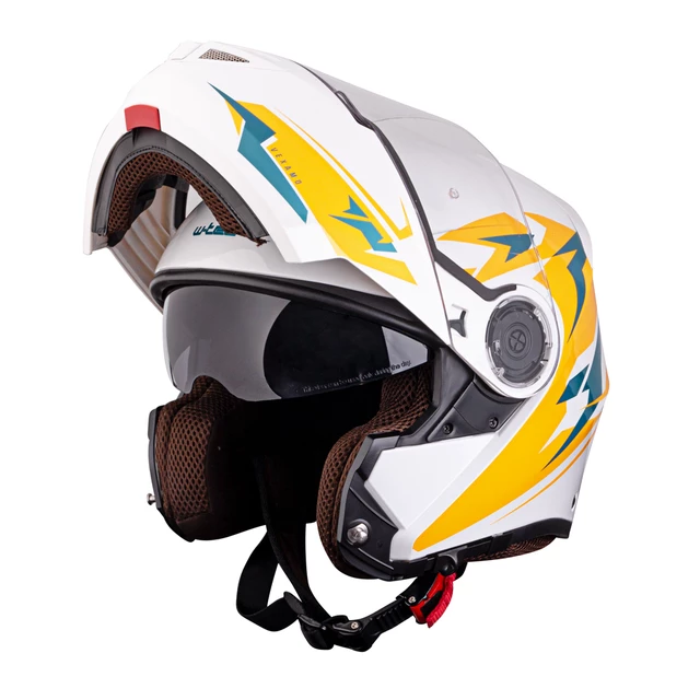W-TEC Vexamo PI Graphic Klapphelm mit Pinlock® - White Graphic