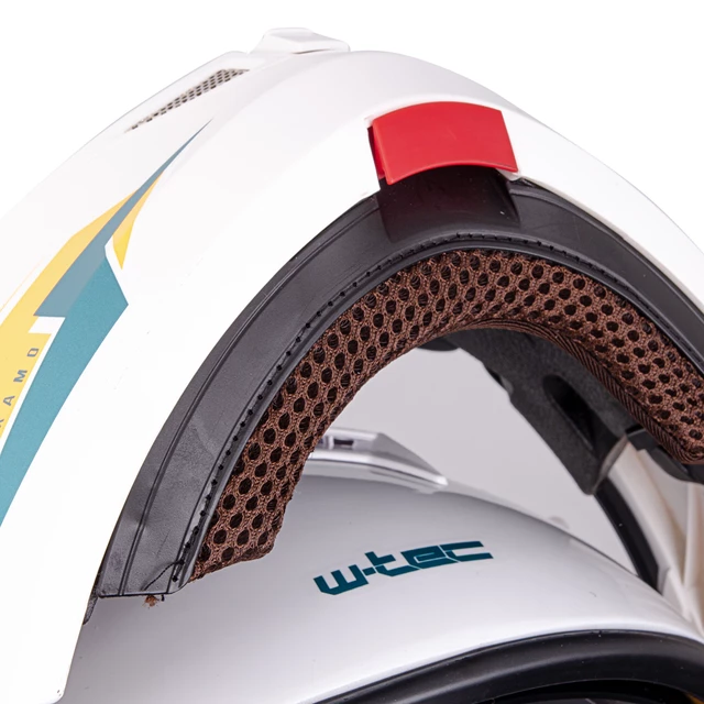 W-TEC Vexamo PI Graphic Klapphelm mit Pinlock® - White Graphic