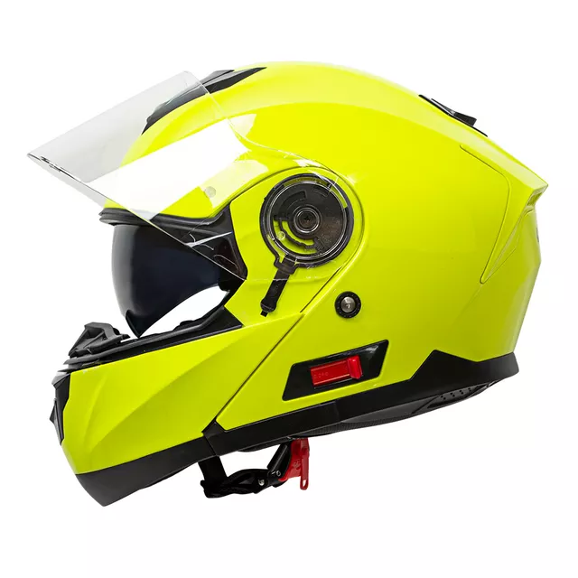 W-TEC Cullo aufklappbarer Motorradhelm - schwarz matt