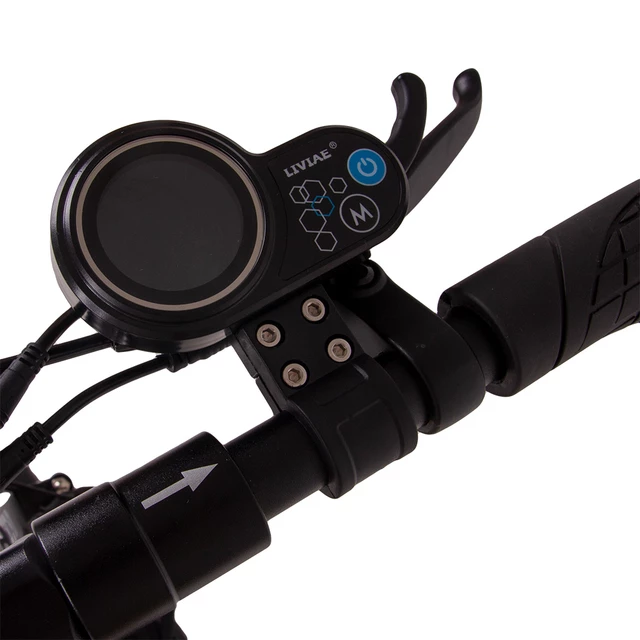 W-TEC Tenmark III Elektroroller mit Sitz und Gepäcktasche