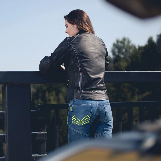W-TEC Ekscita Damen Motorradjeans - blau