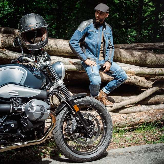 W-TEC Kareko Motorradjacke - blau