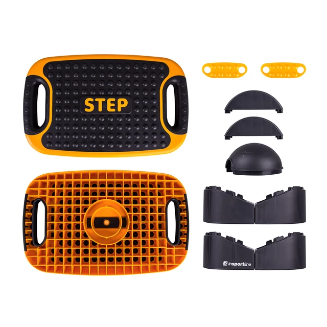 inSPORTline Multifun Multifunktions- Stepbrett - schwarz-orange