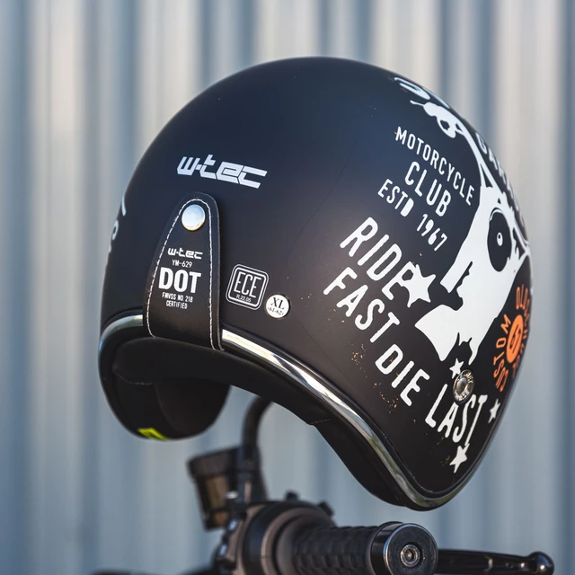 W-TEC Café Racer Motorradhelm - 3Ways Surf