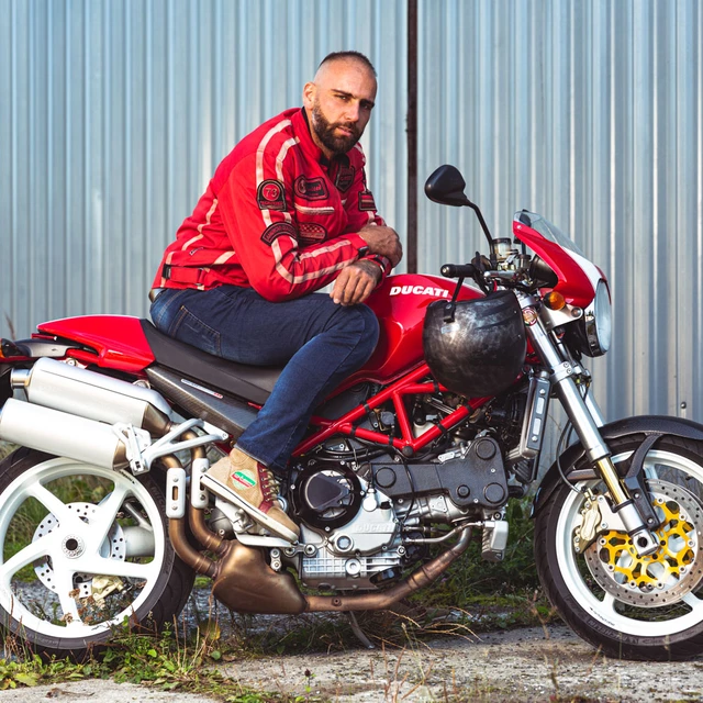 W-TEC Feeldy Herren Motorradjeans - blau