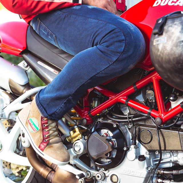 W-TEC Feeldy Herren Motorradjeans - blau