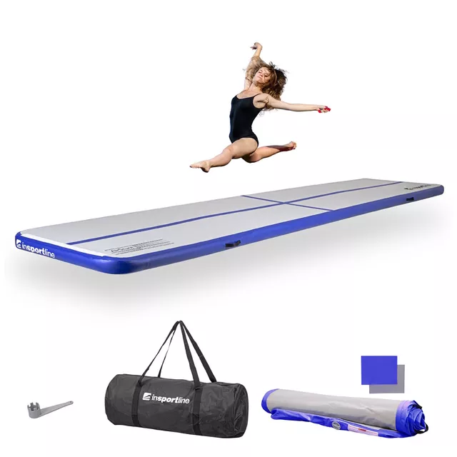 Airtrack inSPORTline Airstunt 500x100x10 cm weiß