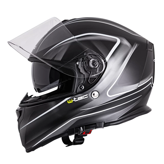 Motorradhelm W-TEC V127 - mattschwarz