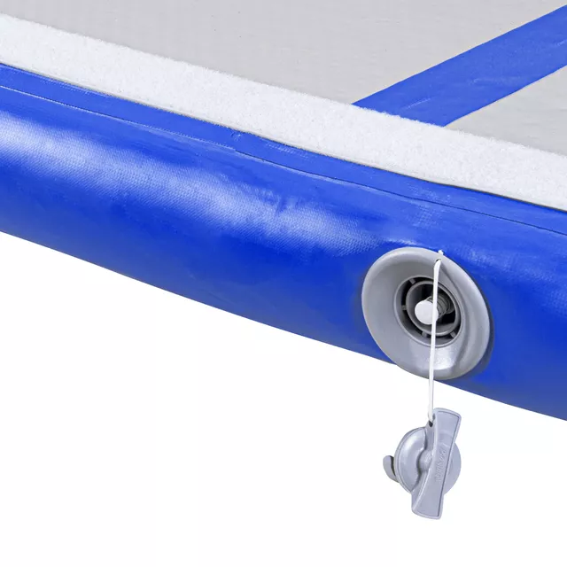 Airtrack inSPORTline Airstunt 500x100x10 cm weiß mit elektrischer Pumpe