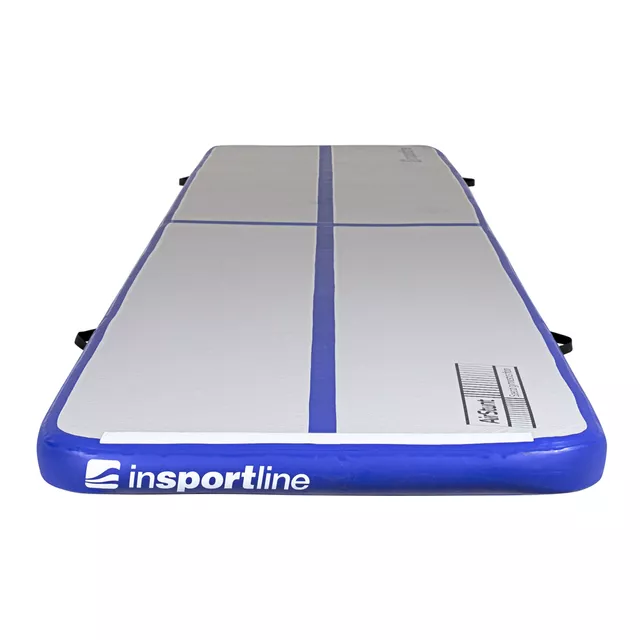 Airtrack inSPORTline Airstunt 500x100x10 cm weiß mit elektrischer Pumpe