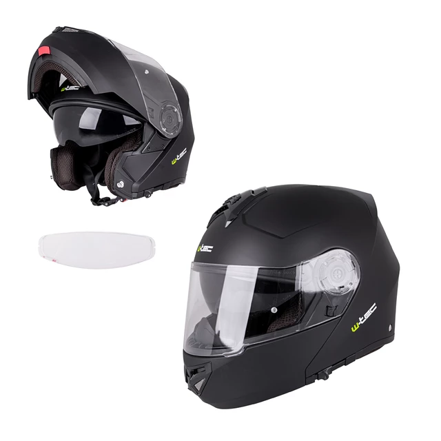 W-TEC V270 PP Klapphelm - schwarz-grün