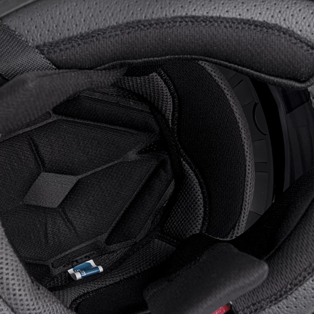 Motorradhelm W-TEC Dualsport - Fluo Gelb-Blau