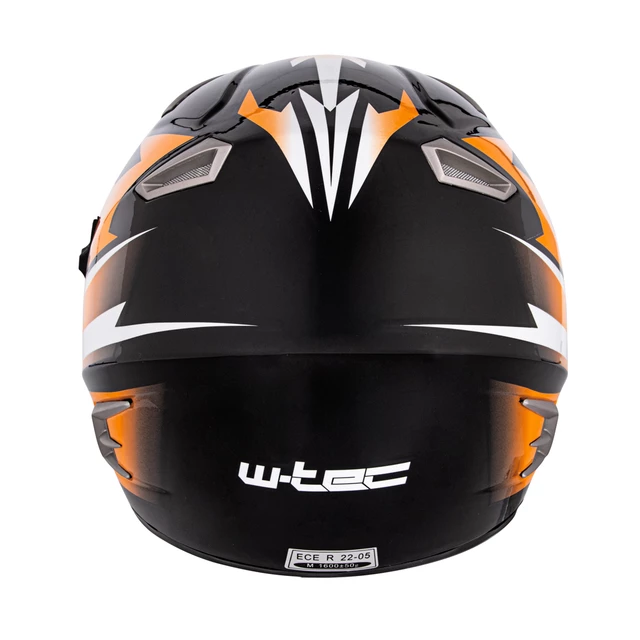Motorradhelm W-TEC Dualsport - Fluo Gelb-Blau