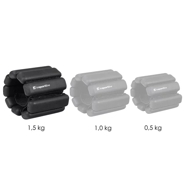 Fitnessgewichte für Knöchel und Handgelenk inSPORTline Brace 2x1,5 kg