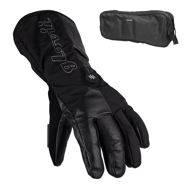 Glovii GS9 beheizte Ski- und Motorradhandschuhe - schwarz