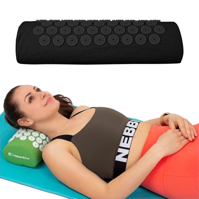 inSPORTline AKU-P100 Akupressur-Kissen - grün - schwarz