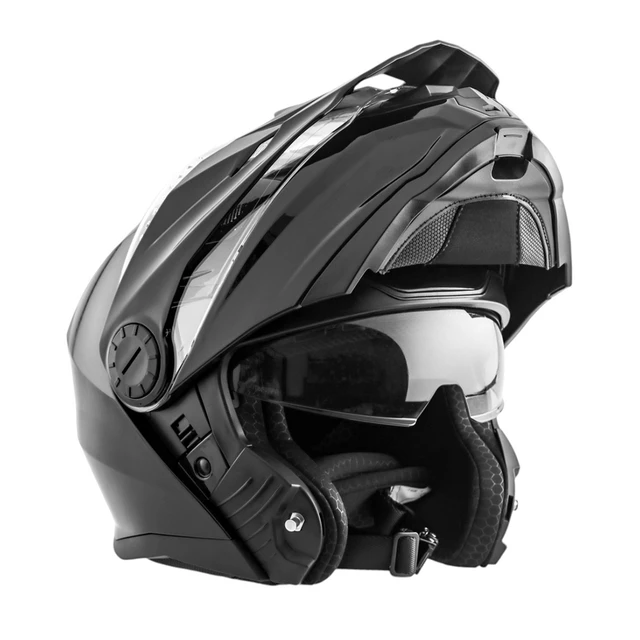 W-TEC Biscaia P/J aufklappbarer Enduro-Helm - béžová matná