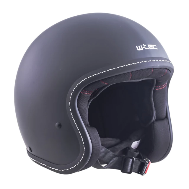 W-TEC Badachos Chopper-Helm mit Steamrust-Schutzbrille