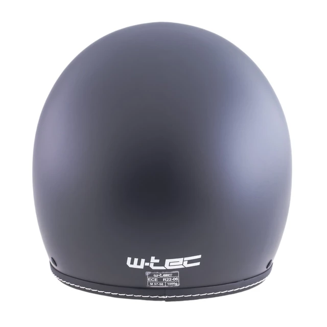 W-TEC Badachos Chopper-Helm mit Steamrust-Schutzbrille