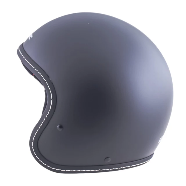 W-TEC Badachos Chopper-Helm mit Steamrust-Schutzbrille