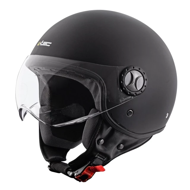 W-TEC FS-701MB Matt Black Rollerhelm - schwarz - schwarz