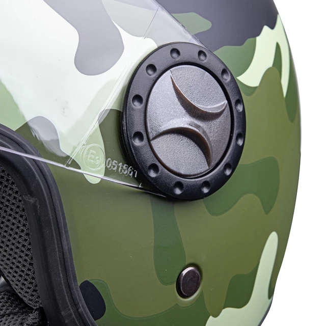 W-TEC FS-701C Camo Rollerhelm - Tarnfarbe
