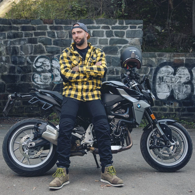 W-TEC Aredator Herren Mottorradjeans - schwarz