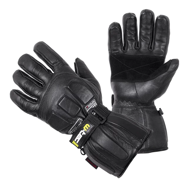 Motorradhandschuhe W-TEC Freeze 190 - schwarz - schwarz