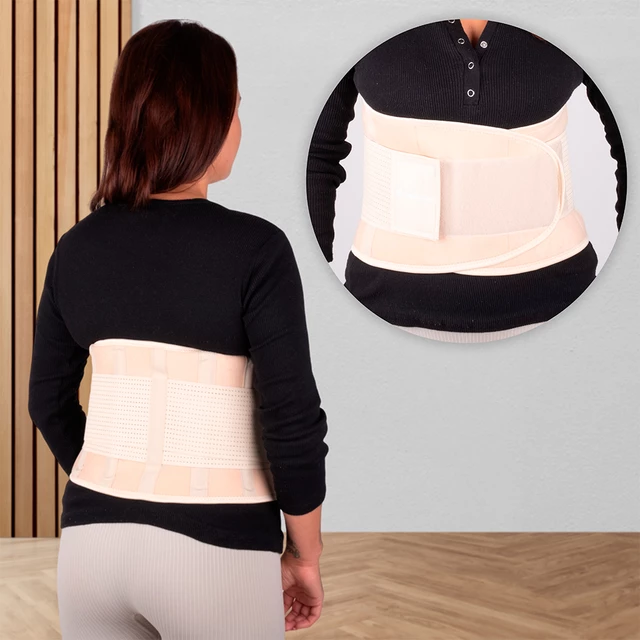 Neoprengürtel inSPORTline Waistrim - schwarz - beige