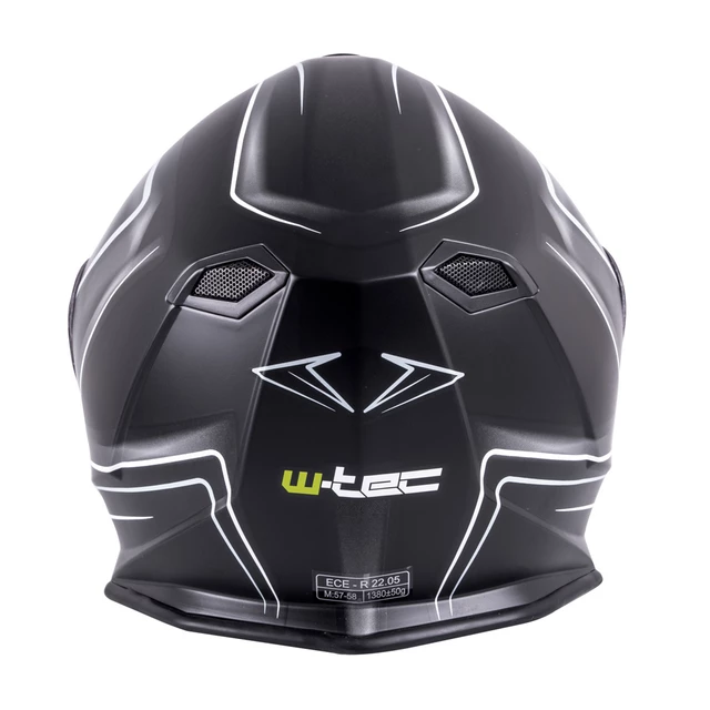 Motorradhelm W-TEC V127 - mattschwarz