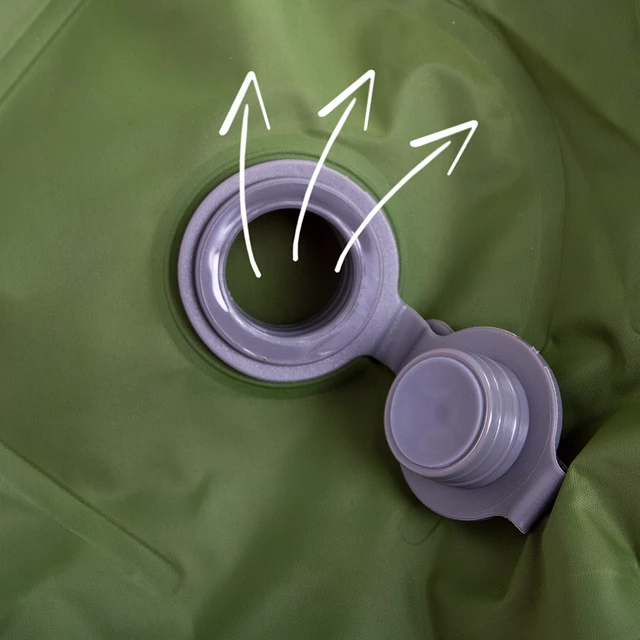 Aufblasbare Matte inSPORTline Jurre 196x58x6 cm - grün