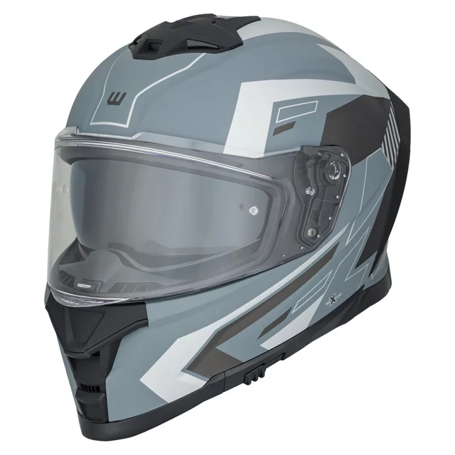 W-TEC Nexwor Graphic Motorradhelm - fluo - grau