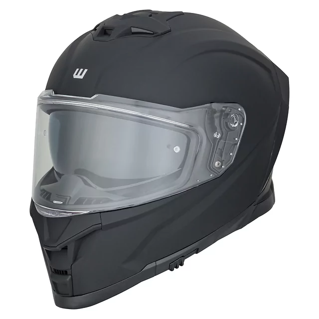 W-TEC Nexwor Motorrad-Helm - mattschwarz - mattschwarz