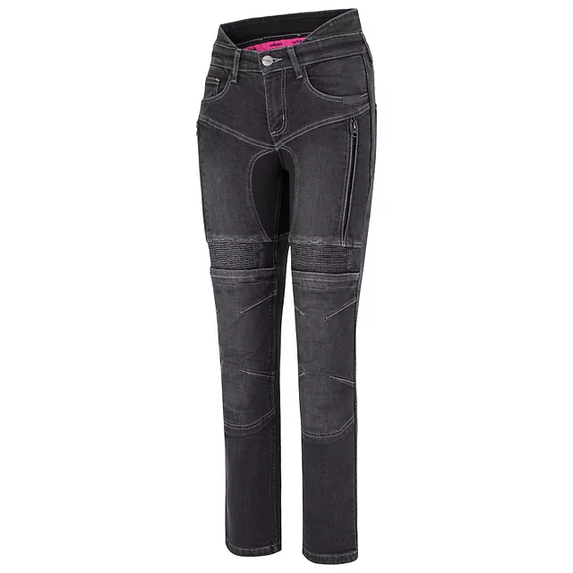 Damen-Moto-Jeans W-TEC Biterilla Eva Lady - blau