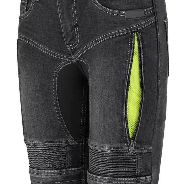 Damen-Moto-Jeans W-TEC Biterilla Eva Lady - blau