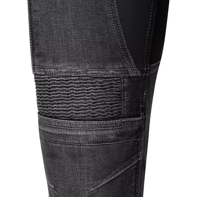 Damen-Moto-Jeans W-TEC Biterilla Eva Lady - blau