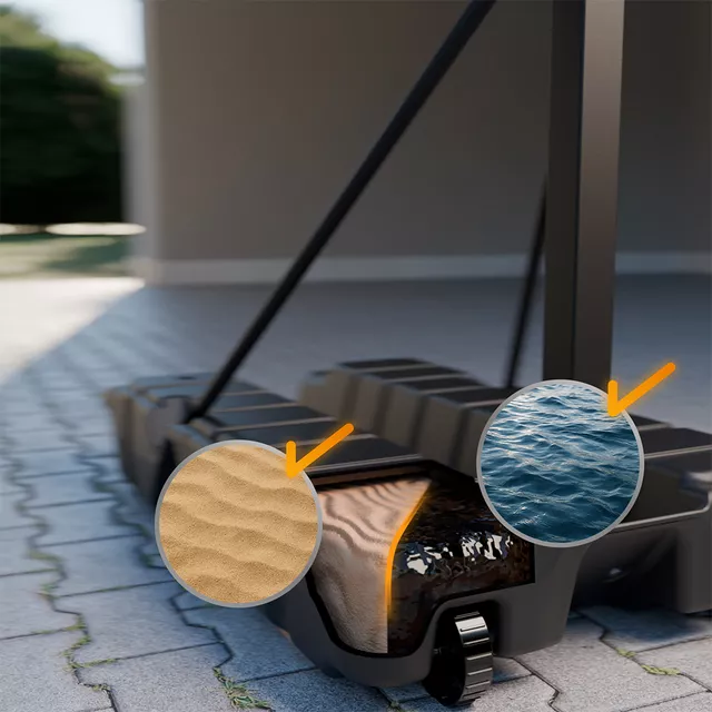 Zusammenklappbarer Basketballkorb inSPORTline Tifton