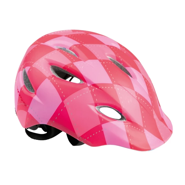 Kross Infano Kinder Fahrradhelm - rot-wess-blau - rosa