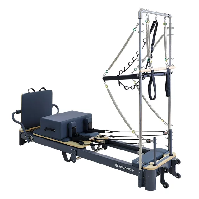 Pilates-Reformer inSPORTline Comfolder EVO - antracit