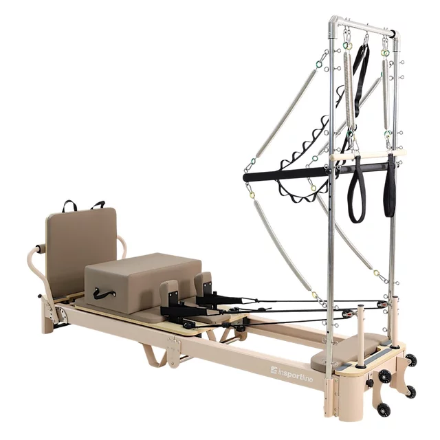 Pilates-Reformer inSPORTline Comfolder EVO - antracit