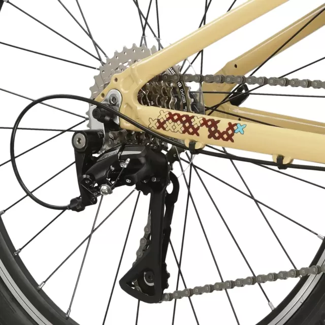 Jugendfahrrad Kross LEVEL JR 1.0 24" Gen 007 - béžová / červená / lesk